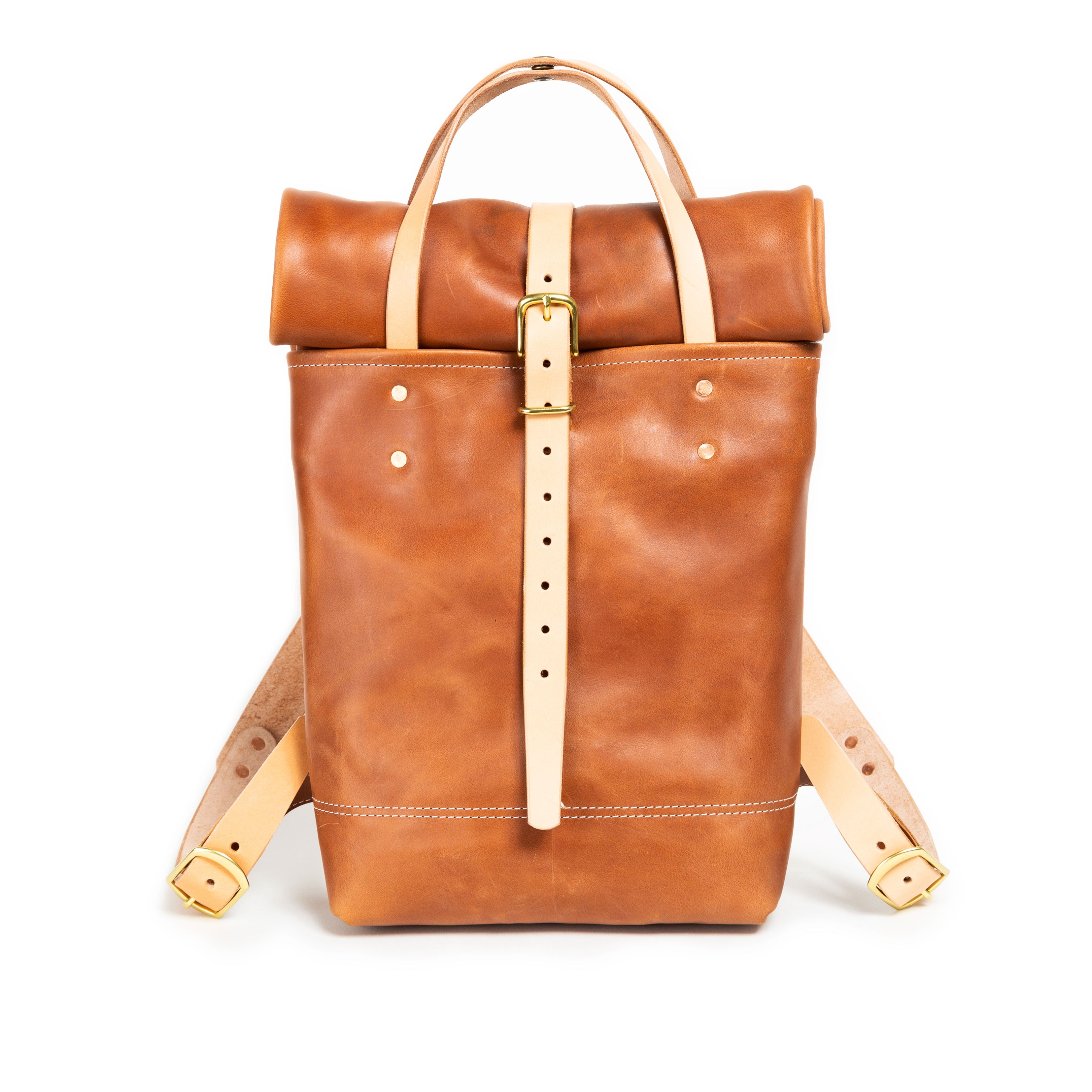 The Rolltop Backpack - Honey